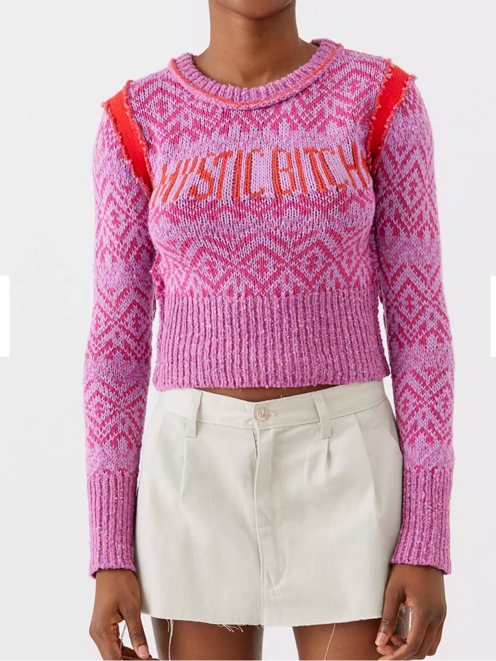 NWT Urban Outfitters BDG Noah Printed Crew Neck Sweater